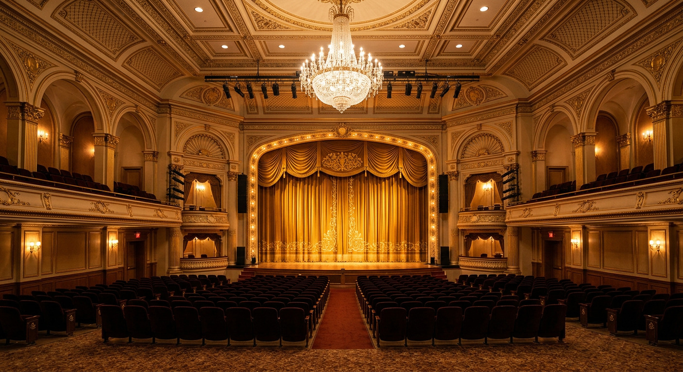 Entertainment hall at the resort
